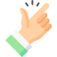 icone d'un claquement de doigt