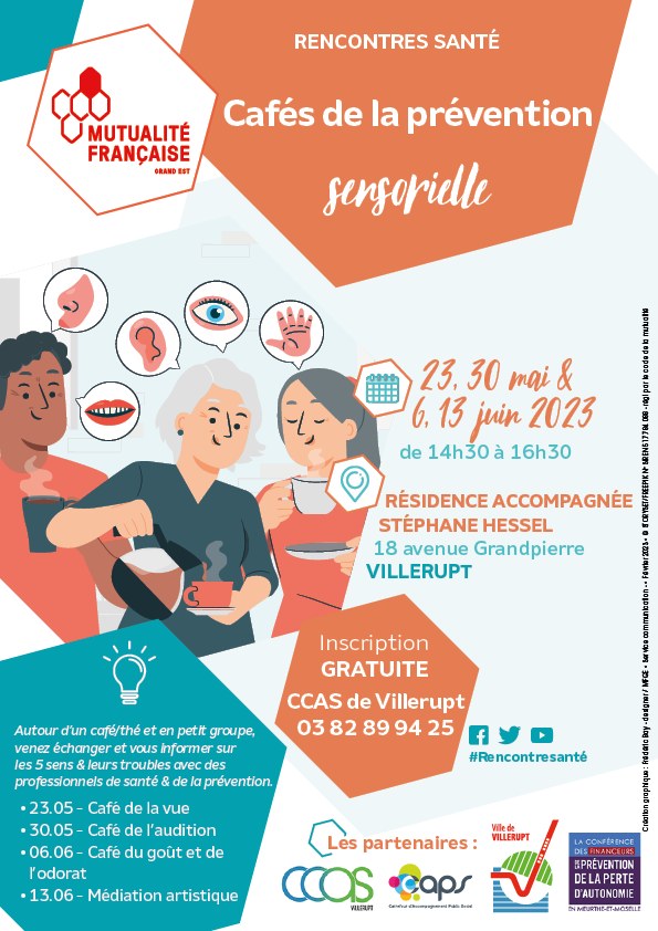 Rencontres santé Cafés de la prévention sensorielle à Villerupt